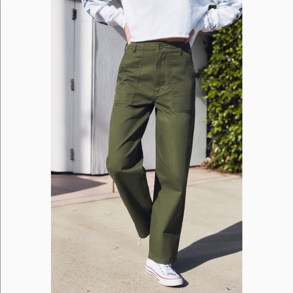 Brandy Melville Pants - Brandy Melville Kim Pants - green